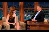 Karen Gillan on Late Late Show