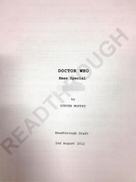Doctor Who Script Rteadthrough BBC teases “Iconic star” Reveal - Doctor Who TV